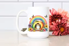 Watercolor Cat House Fruit Rainbow Bird Butterfly | Product Image 2