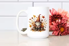 Vibrant Autumn Gnome PNG Product Image 2