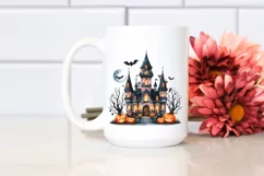 Funny Halloween Castle Baby | Sublimation | Clipart Product Image 2