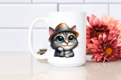Thoughtfull Cat Clipart Product Image 2
