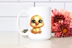 Funny Baby Chick, Big Eyes | Clipart Product Image 2