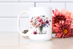 Watercolor Filled with Cosmos | Sublimation | Clipart Product Image 2