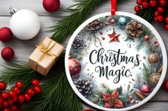 Watercolor Winter Scene Sublimation PNG Product Image 2