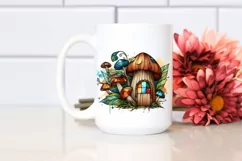 Wooden Stained Mushroom PNG Product Image 2