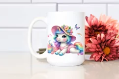 Colorful Beachwear Unicorn PNG Product Image 2