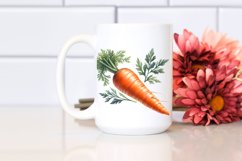 Watercolor Carrot Clipart Product Image 2