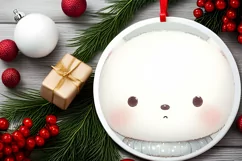 Digital Baby Polar Bear Sublimation PNG Product Image 2
