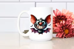Funny Halloween Bat with Goofy Smile PNG Product Image 2