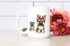 Expressive Baby German Shepherd, Pastel PNG Product Image 2