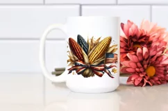 Vintage Dirty Corn Ribbons | Sublimation | Clipart Product Image 2