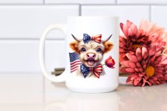 Highland Cow Portrait with Tulip and Rose | Sublimation | Product Image 2