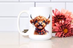 Cow Clipart of Delightful Highland Cow Product Image 2