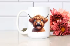 Cow Clipart of Impressive Highland Cow Product Image 2