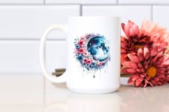 Ethereal Abstract Moon | Sublimation | Clipart Product Image 2