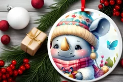 Digital Baby Rhino Sublimation PNG Product Image 2