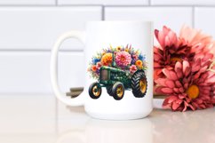 Vibrant Tractor PNG Product Image 2