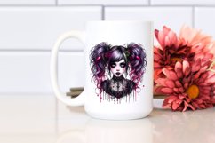 Vibrant Ghotic Girl PNG Product Image 2