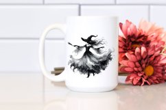 Washed Gothic Dancing Witch PNG Product Image 2