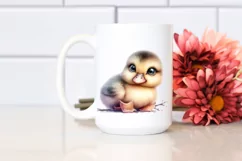 Baby Duck with Big Eyes, Transparent PNG Product Image 2