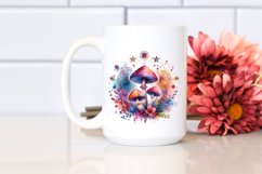 Magical Celestial Astral Mushroom Clipart Product Image 2