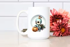 Cute Baby Peacock for Halloween PNG Product Image 2