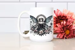 Watercolor Washed Gothic Fairy | Sublimation Clipart Product Image 2
