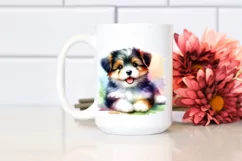Colorful Baby Dog | Sublimation | Clipart Product Image 2