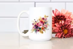 Vibrant Abstract Bouquet with Vibrant Cosmos and Splash | Product Image 2
