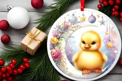 Digital Painting Christmas Duck PNG Product Image 2