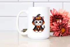 Funny Watercolor Cute Kitten | Sublimation | Clipart Product Image 2