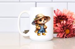 Cute Watercolor Baby Bear | Sublimation | Clipart Product Image 2