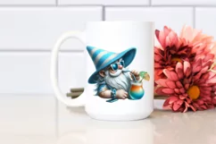 Gnome with Beach Gear Digital Painting Clipart Product Image 2