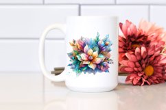 Vibrant Gardenia -like Watercolor PNG Product Image 2