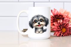 Enthusiastic Watercolor Havanese Sitting | Sublimation | Product Image 2