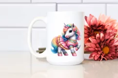 Baby Unicorn Cha-Cha Dancer, PNG Product Image 2
