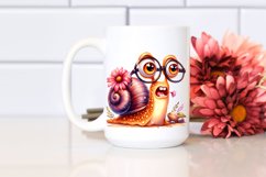 Expressive Snail with es and Confused Expression Product Image 2