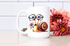Expressive Snail with es and Confused Expression Product Image 2