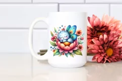 Colorful Cute Baby Butterfly | Clipart Product Image 2