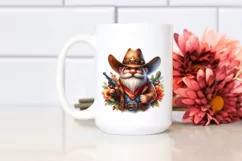 Cowboy Gnome Watercolor PNG Product Image 2