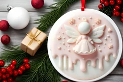 Pastel Christmas Fairy PNG Product Image 2