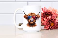 Highland Cow with Goofy Smile | Sublimation | Clipart Product Image 2