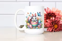Watercolor Colorful Easter Clipart |T-shirt, Mug, Tumbler Product Image 2