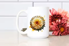 Stained Marigold Golden Insertions Clipart Product Image 2