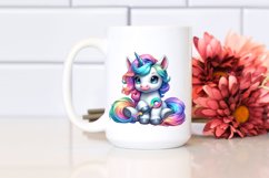 Baby Unicorn with Clue, PNG Product Image 2