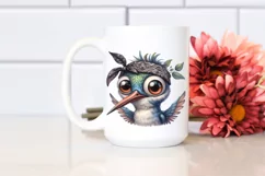 Expressive Hummingbird with Big Eyes and Bandana | Product Image 2