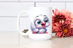 Funny Baby Dog Dove Clipart Product Image 2