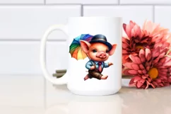 Expressive Baby Pig, Transparent PNG Product Image 2