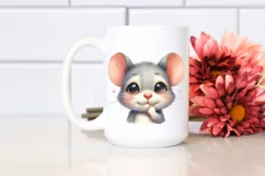 Funny Baby Mouse Portrait Clipart Product Image 2