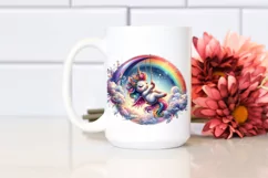Colorful Rainbow Unicorn PNG Product Image 2