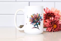 Abstract Sunflower PNG Product Image 2
